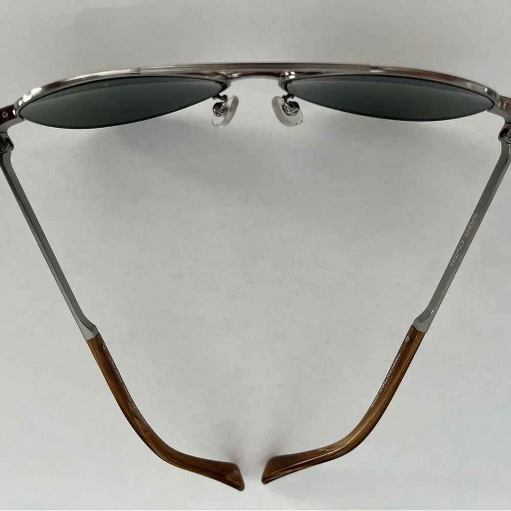 SAINT OWEN SUNGLASSES, TITANIUM FRAME,GONZO Gun metal olive lenses